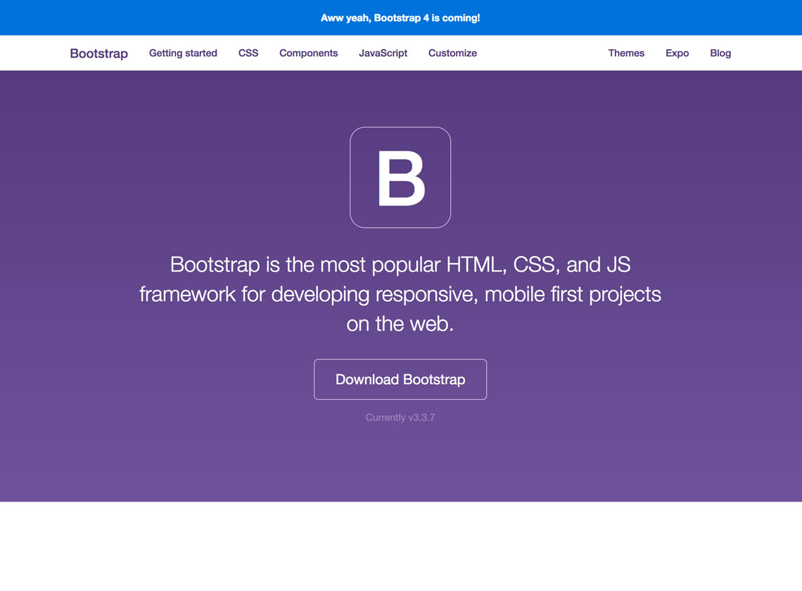bootstrap responsive design framework