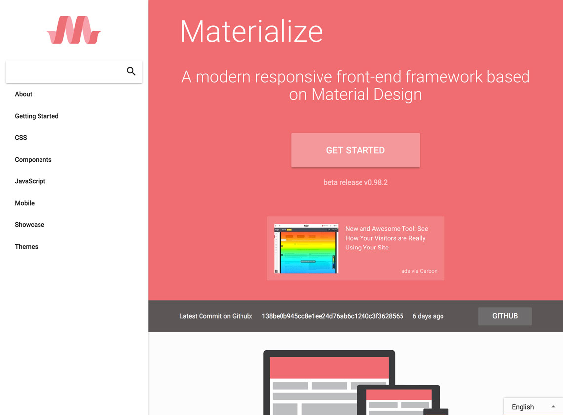 materialize material design framework
