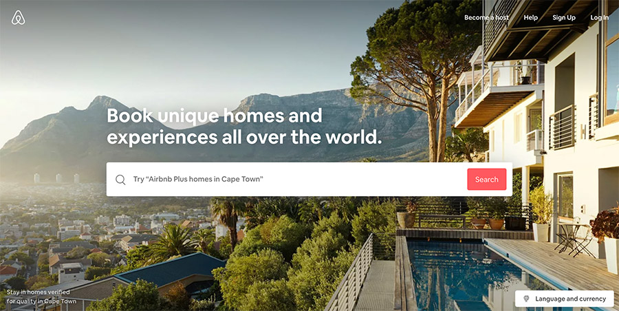 airbnb interfacing with brands