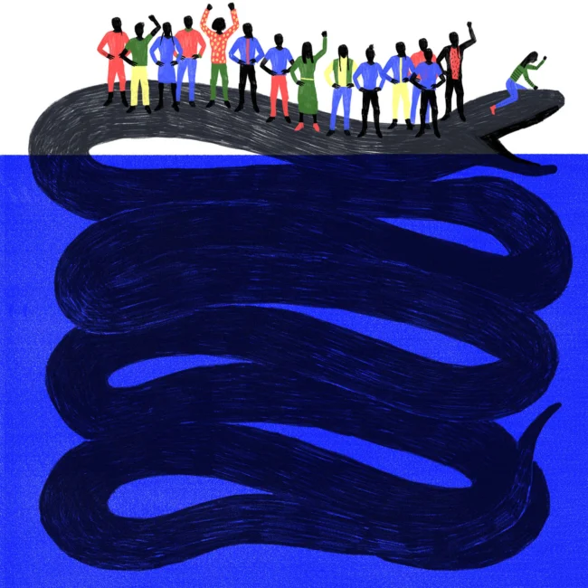 An illustration by rachel Sender