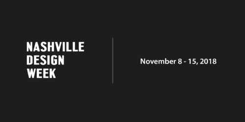 nashville design week - November 8-15, 2018