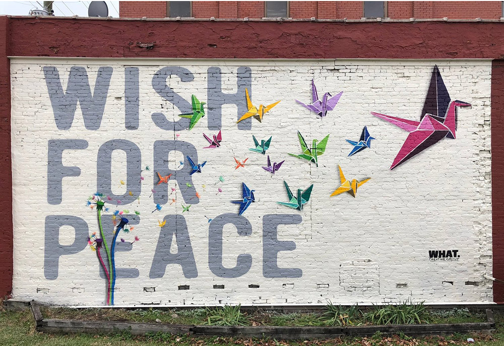 wish for peace mural