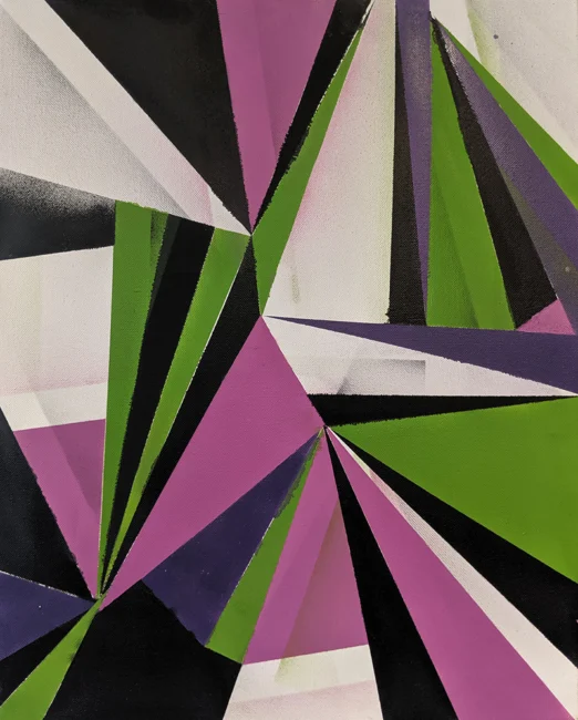 Triangles Composition - by Aaron Hutcheson