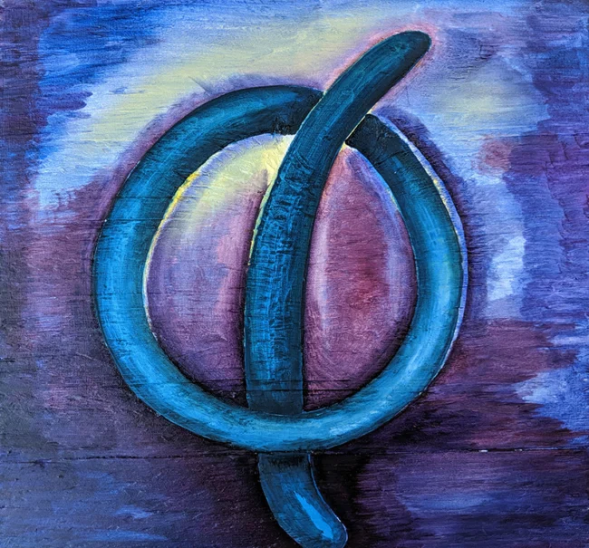 Blue Shapes - by Megan Durbin