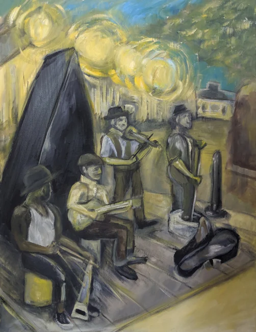 Asheville Street Musicians - by Simon Carr