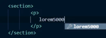 Web development code editor screen