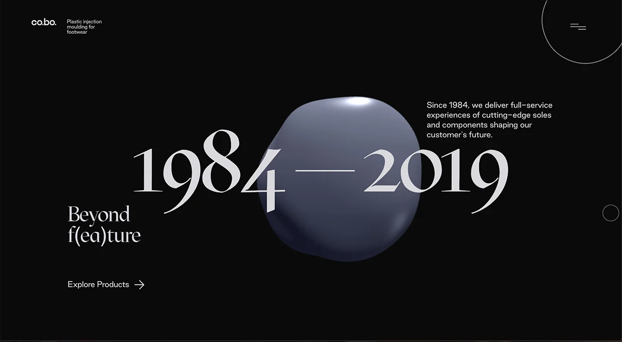 website design trends: timeline design