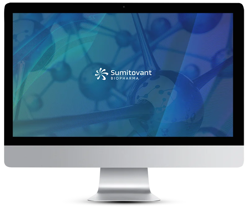 Branding design for healthcare technology company Sumitovant