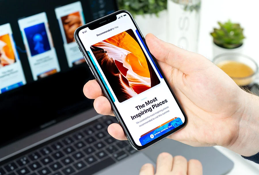 Website comp on iphone and laptop