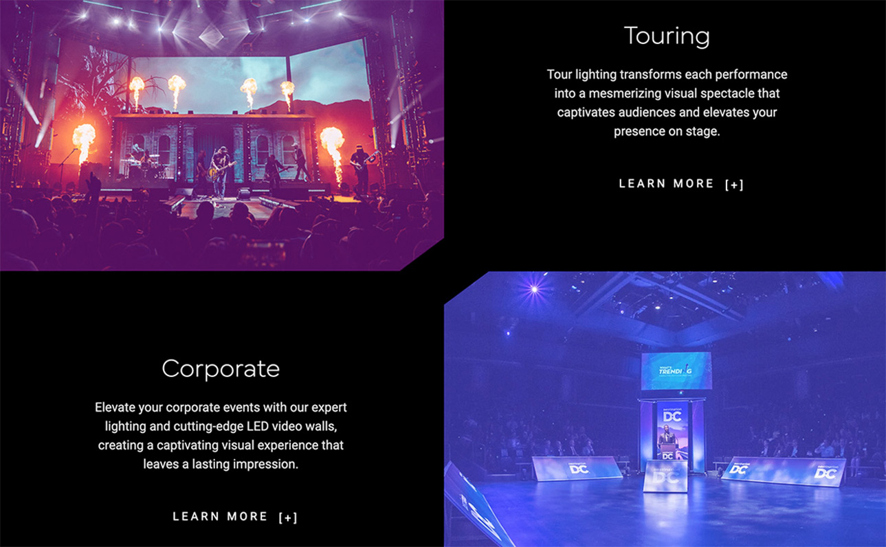 Live Entertainment Branding for Nashville based PTP Live