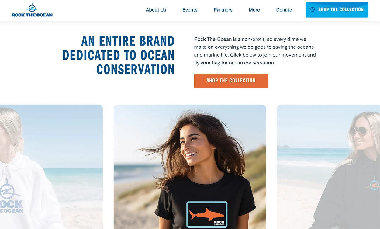 e-commerce design for nonprofit