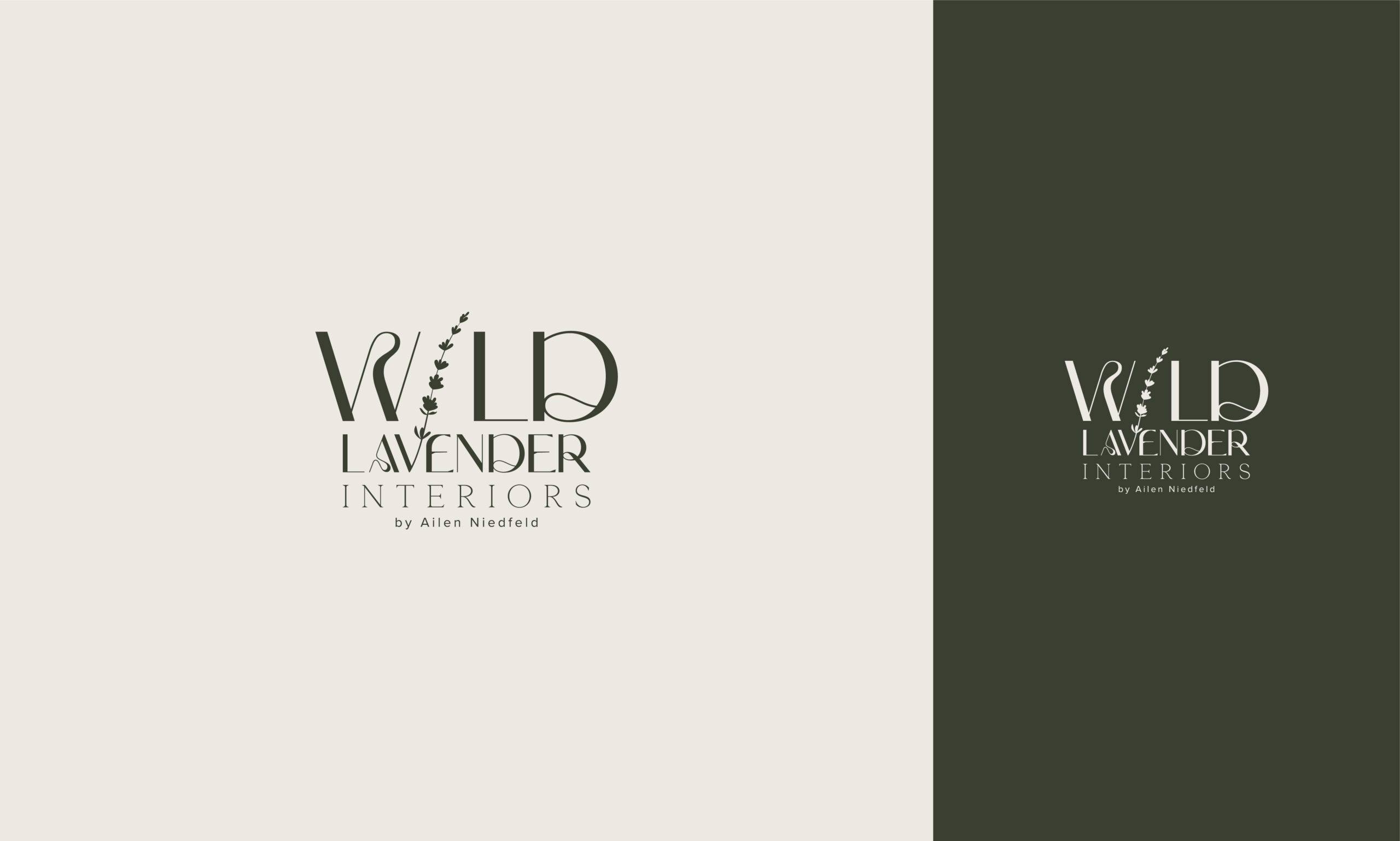 Recent Branding Project for Wild Lavender Interiors