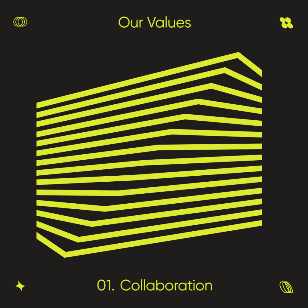 DesignUps creative agency core values - Collaboration