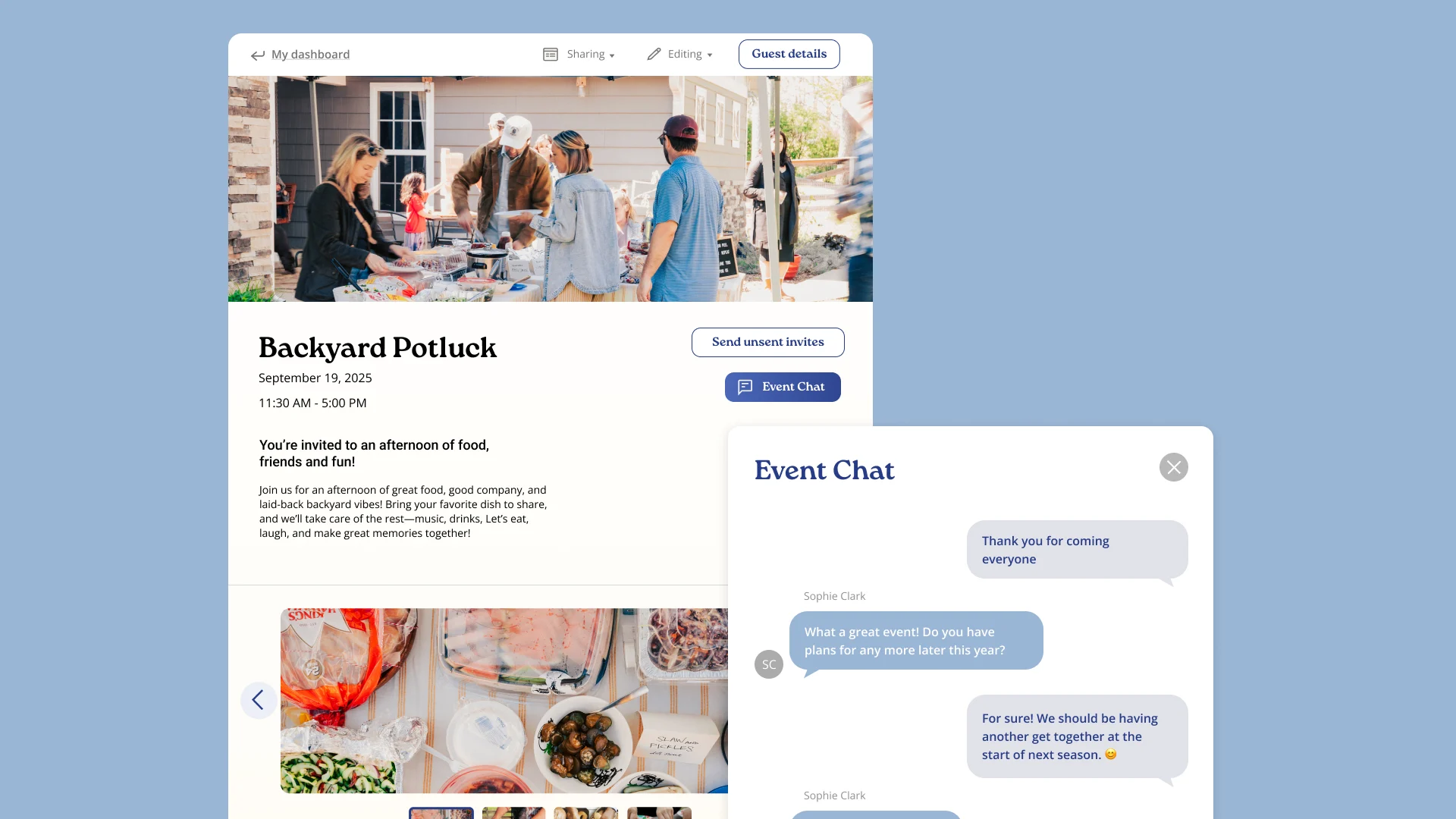 Potluck Events